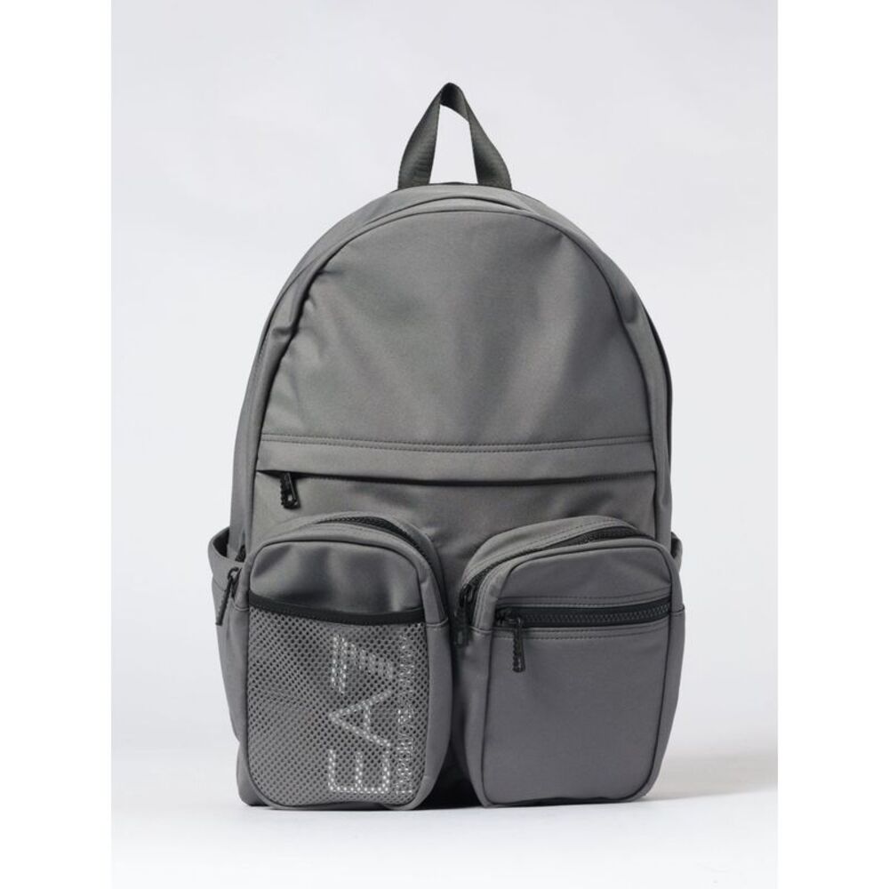 Ea7 Men Ea7 Printed Logo Polyester Backpack